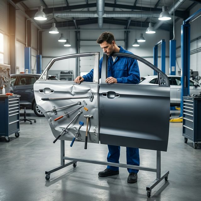 Reparación o sustitución de chapa