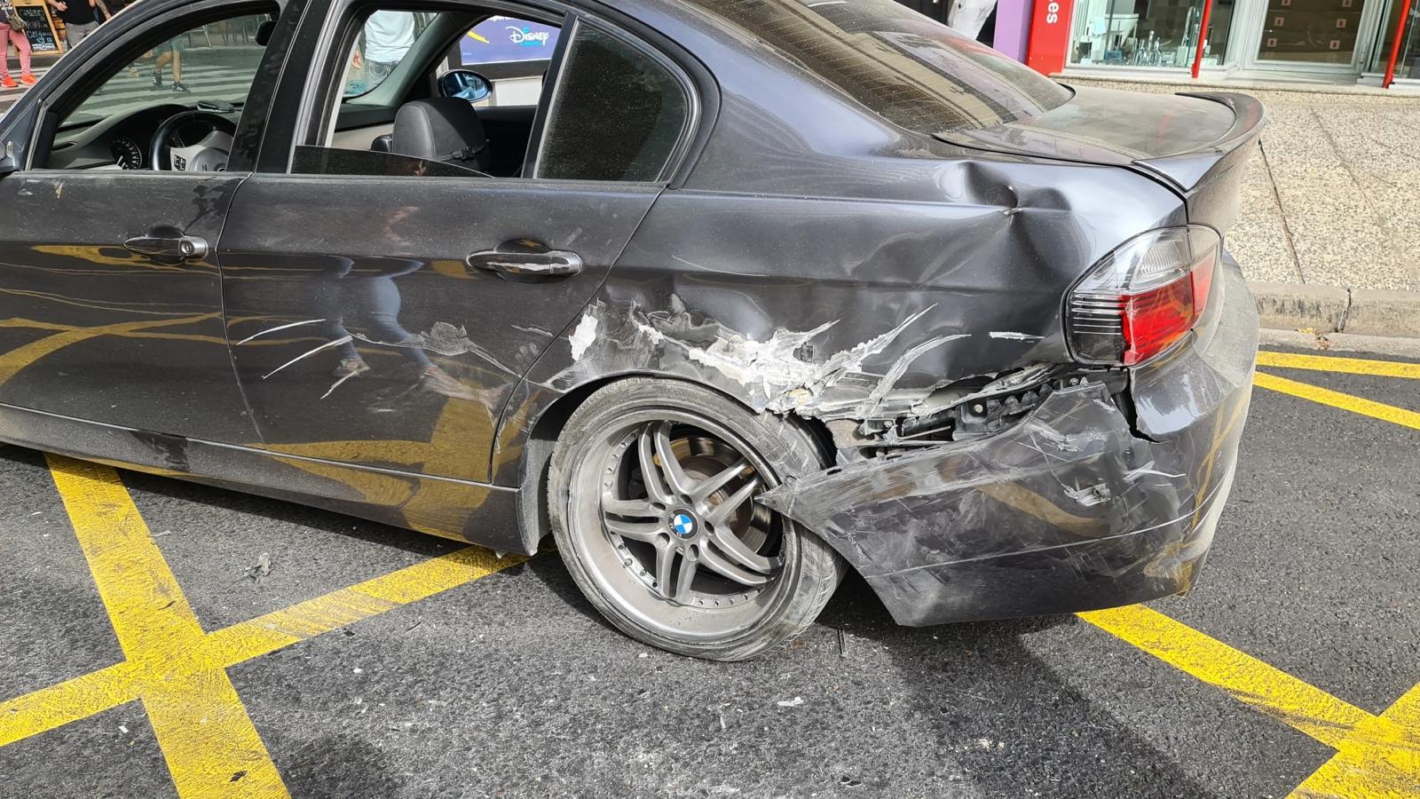 BMW antes de la reparación